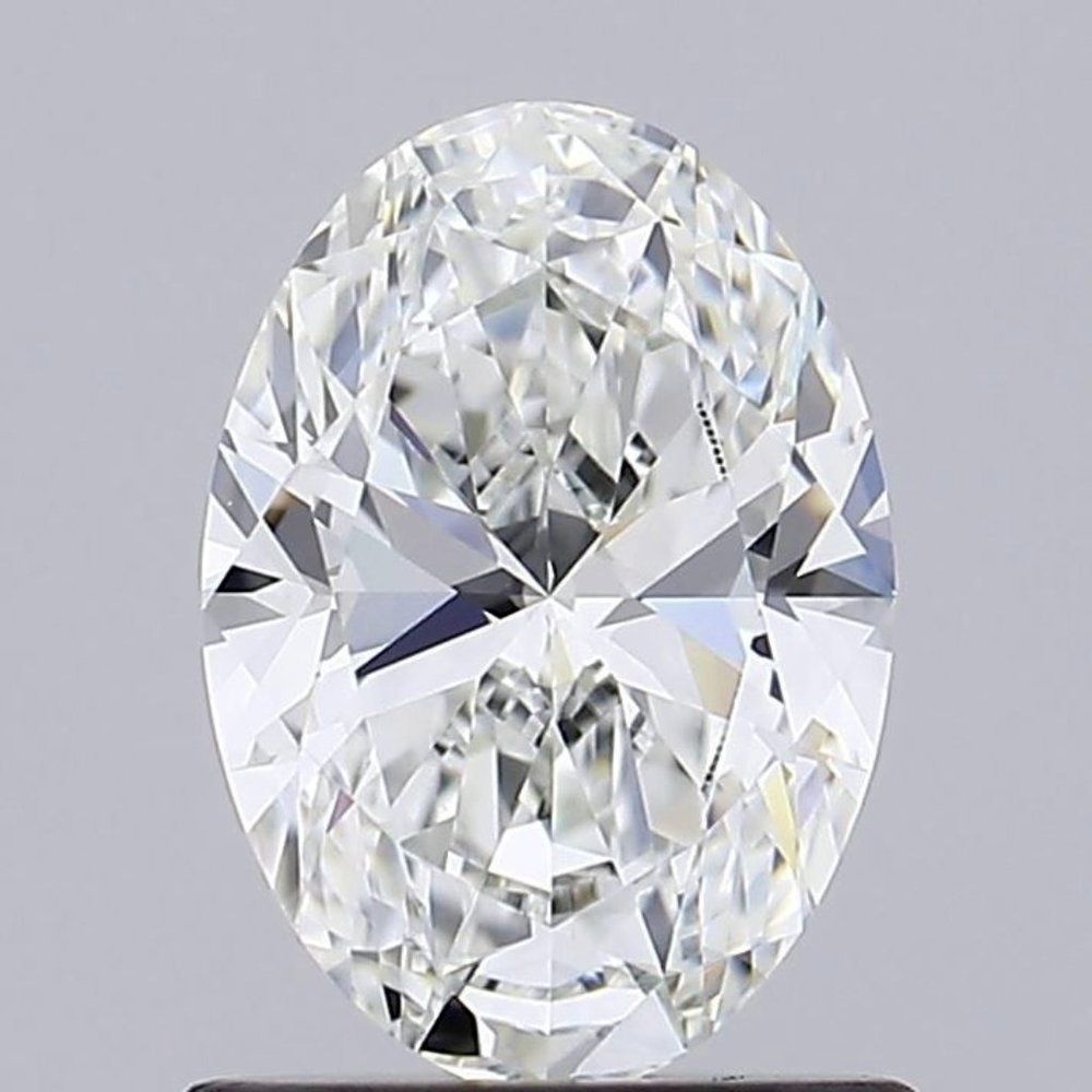 IGI Certified Oval 1.00ct F VVS2 EX EX None Lab Grown Diamond